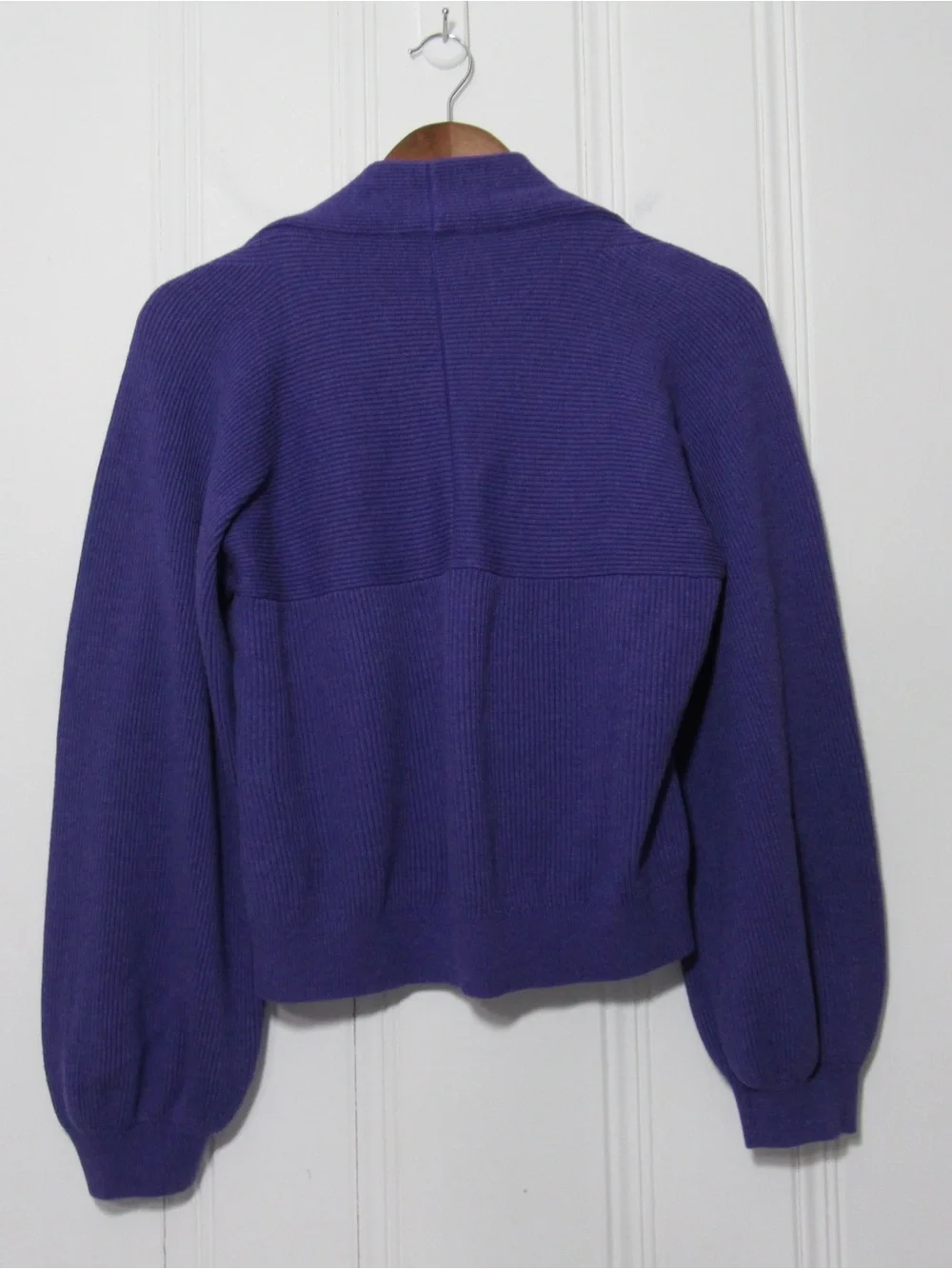 CAbi French Violet Purple Sunday Cardigan  Size Large